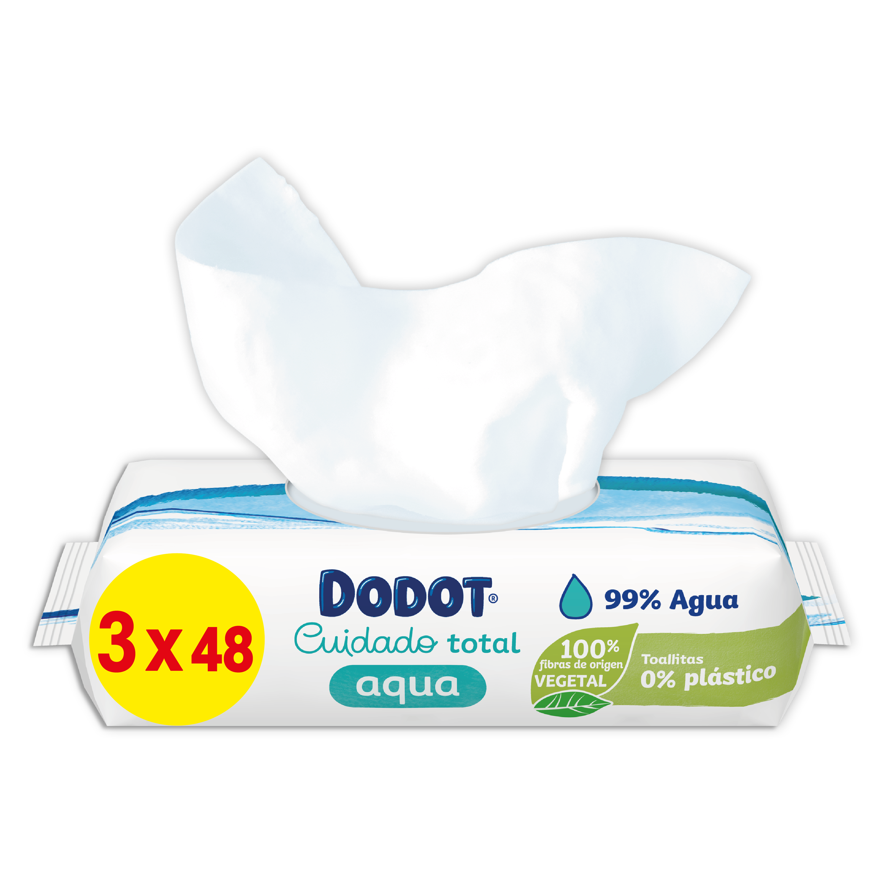 Dodot Total Care Toallitas Aqua sin Perfume Caja XXL 18 x 48 un