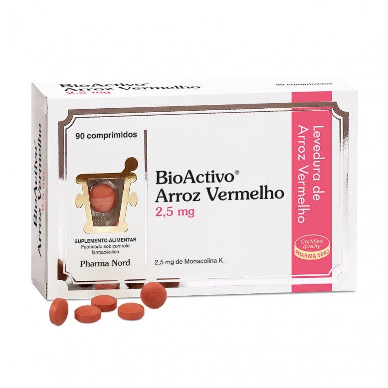 BioActivo Arroz Vermelho 2.5mg x 90 comprimidos